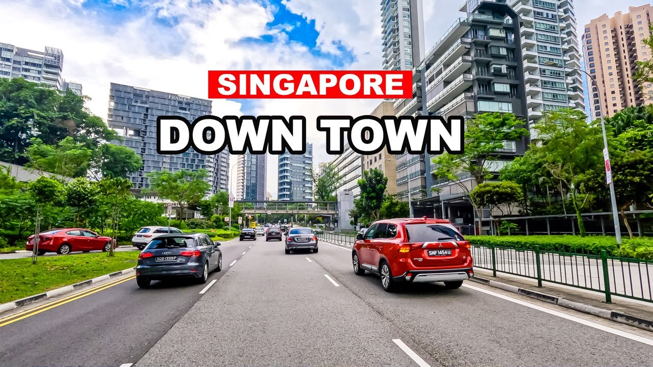 Singapore City Drive 4K | Singapore City Downtown Drive 🇸🇬🏙️🚘