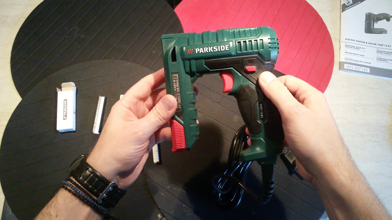 Parkside Electric Stapler & Nailer PHET 15 B1 Unboxing & Review [Part 1]