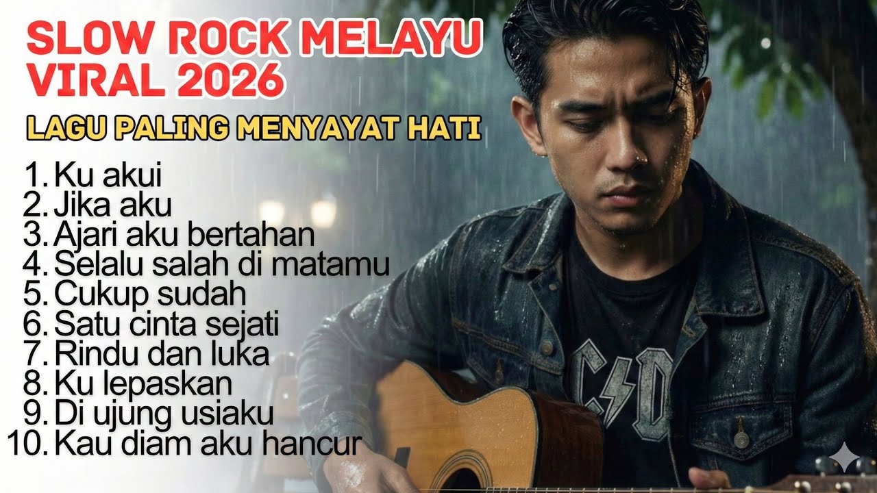 Slow Rock Melayu Viral 2026 | Lagu Paling Sedih Menyayat Hati – Full Album 