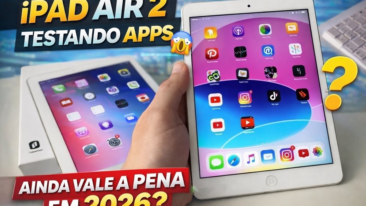 PARTE 1: iPad Air 2 em 2026: ainda vale a pena comprar ou é dinheiro jogado fora?