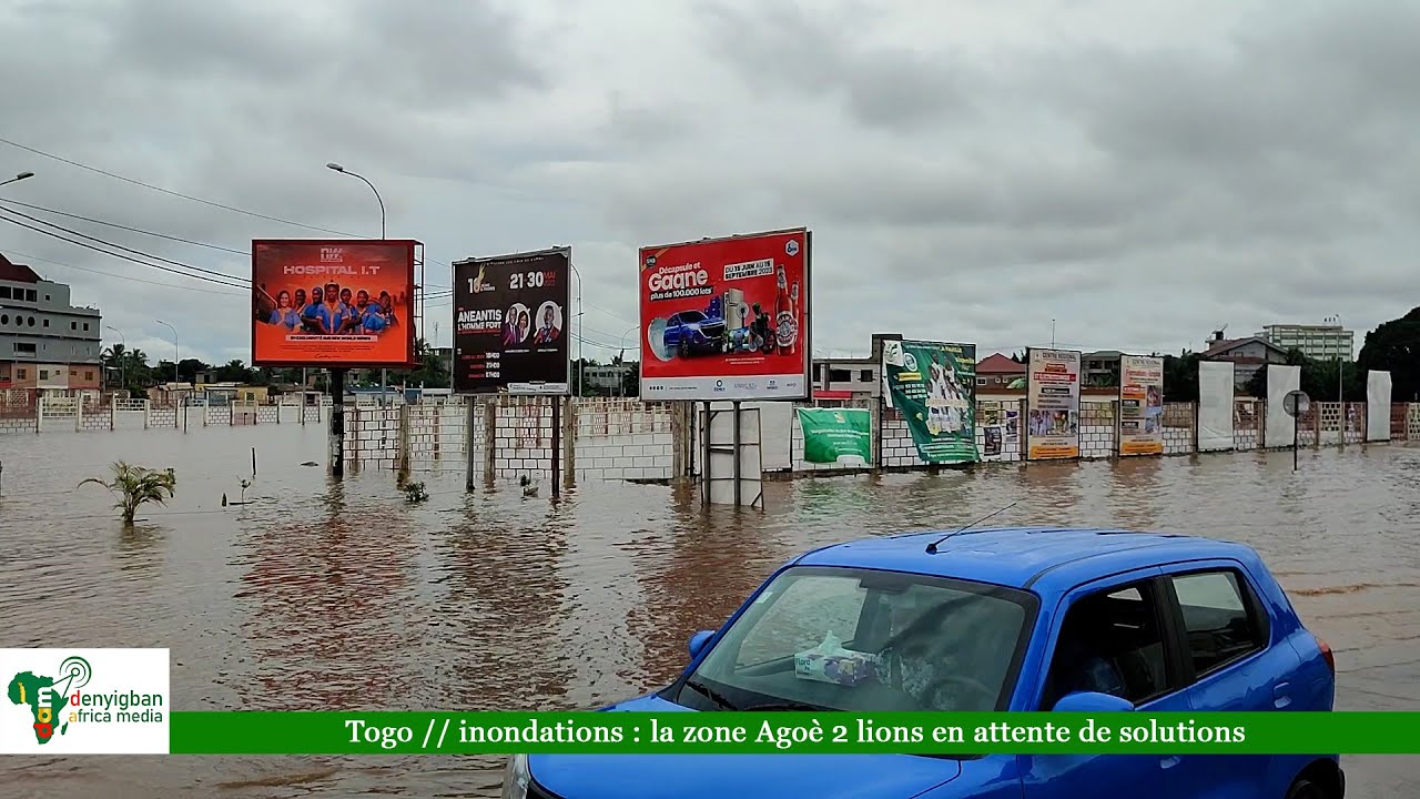 Togo // inondations : la zone Agoè 2 lions en attente de solutions