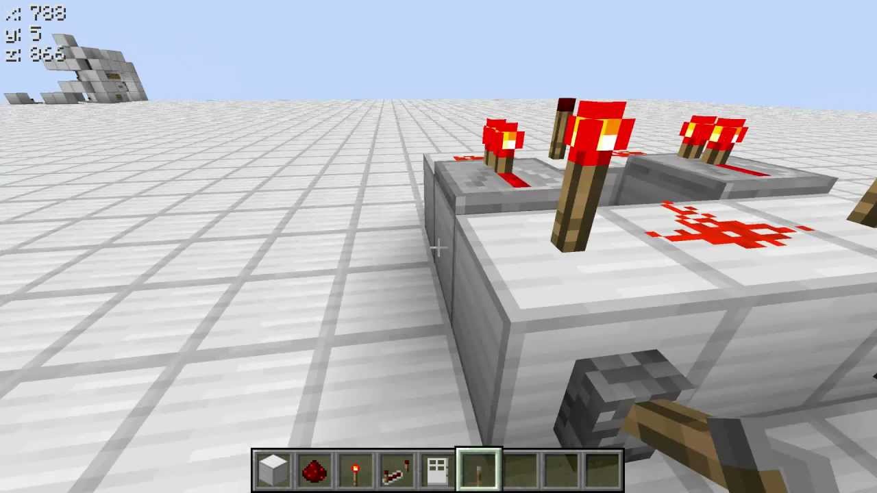 Very compact XOR-Gate - Minecraft