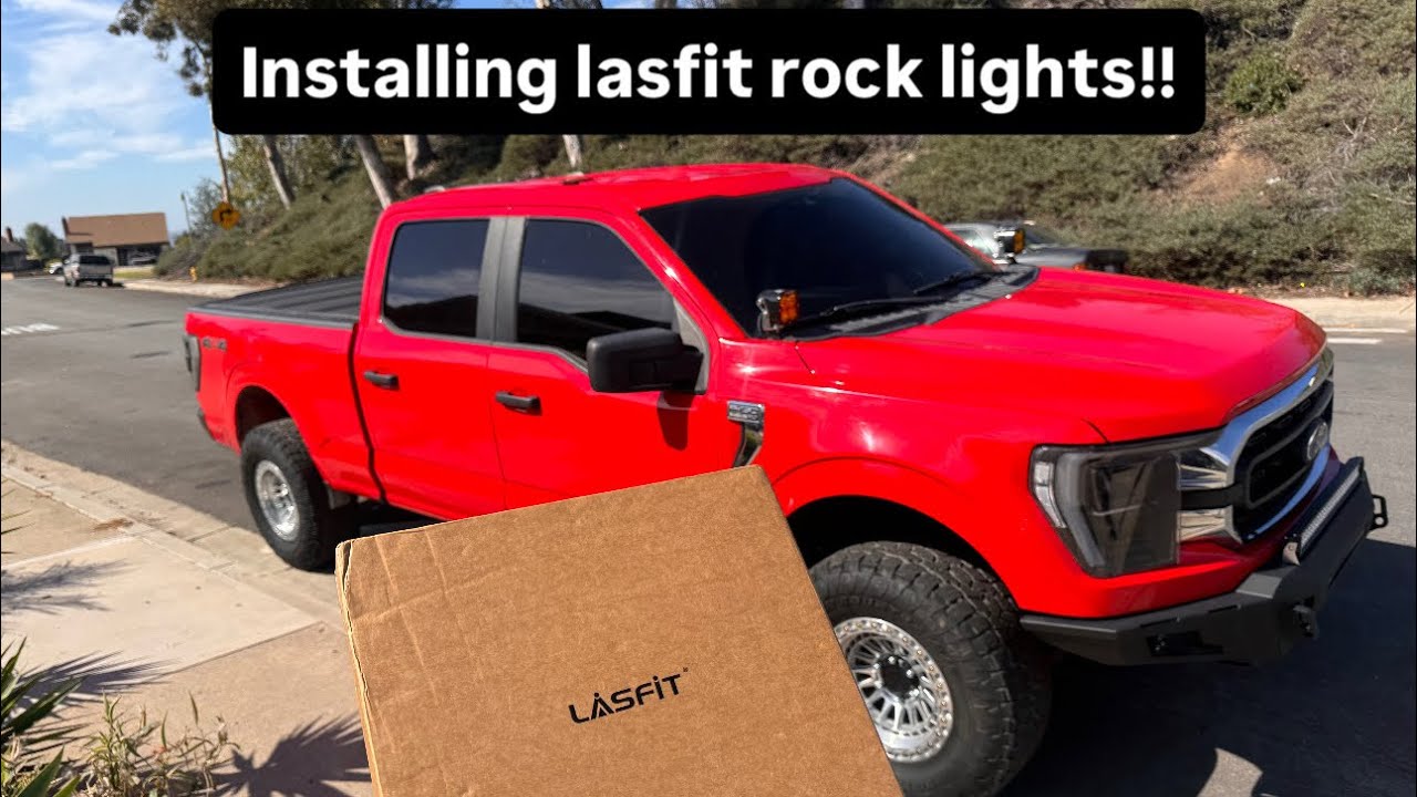 Устанавливаю подсветку Lasfit Rock на мой F150 21 года!￼