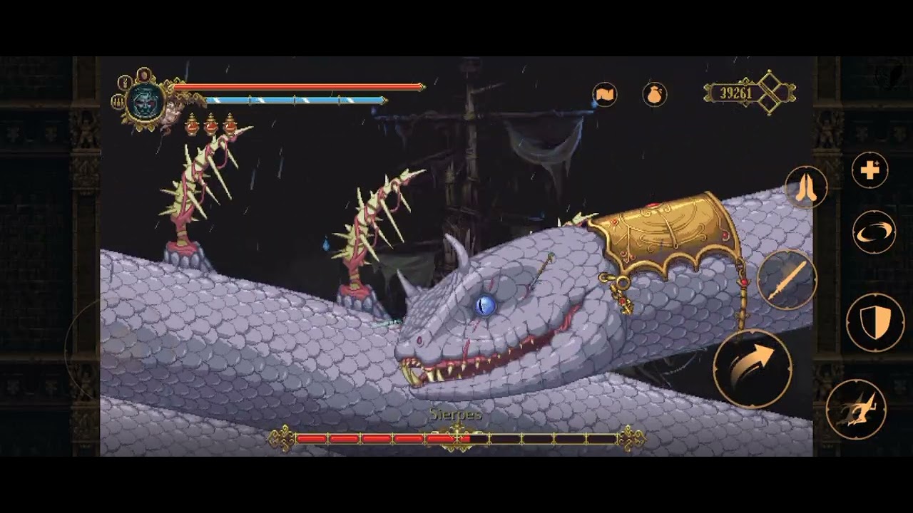 Blasphemous - Sierpes boss DLC (Wounds of Eventide) No damage/No magic