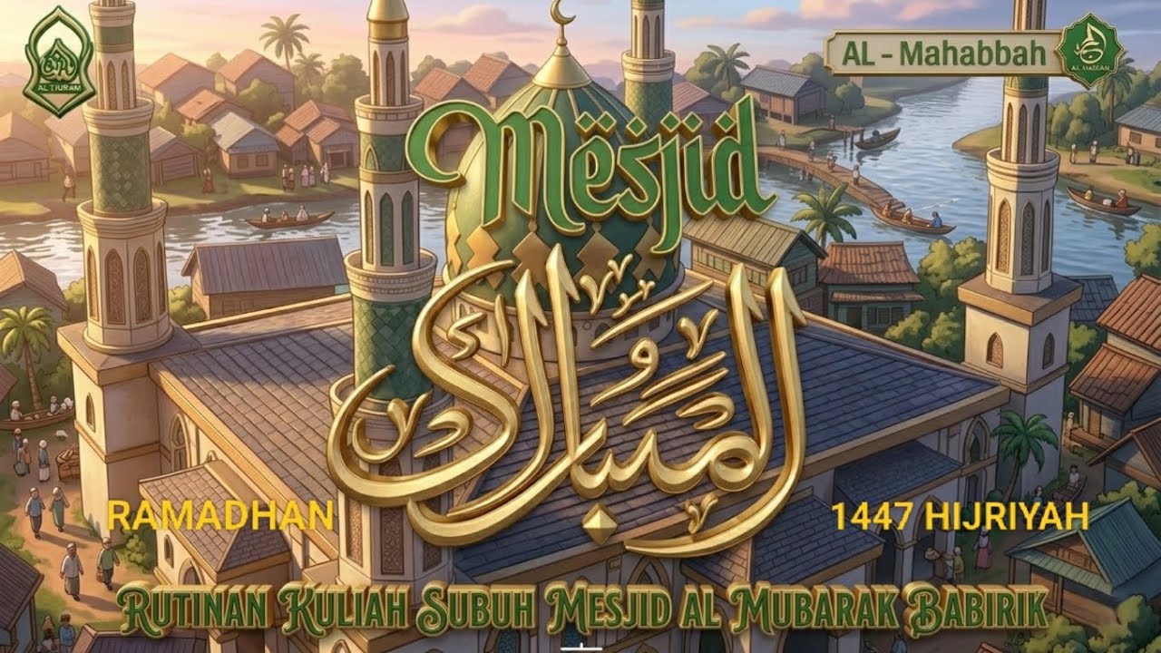 RUTINAN KULIAH SUBUH RAMADHAN DI MASJID AL-MUBARAK BABIRIK, PENCERAMAH : KH.HASANUDDIN