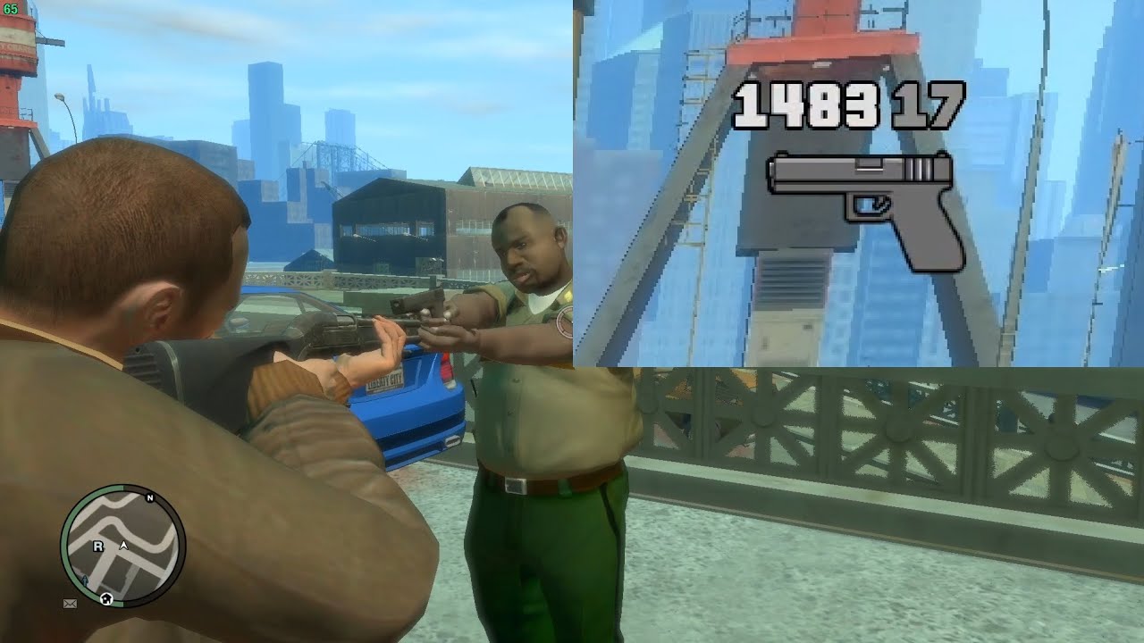 Скоростное прохождение GTA IV: как получить 1500 патронов для пистолета в начале игры — глюк Wosc...