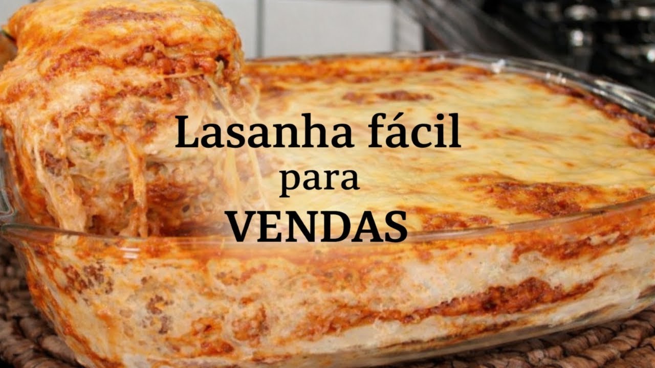 LASANHA BOLONHESA COM MOLHO BRANCO/SIMPLES E DELICIOSA