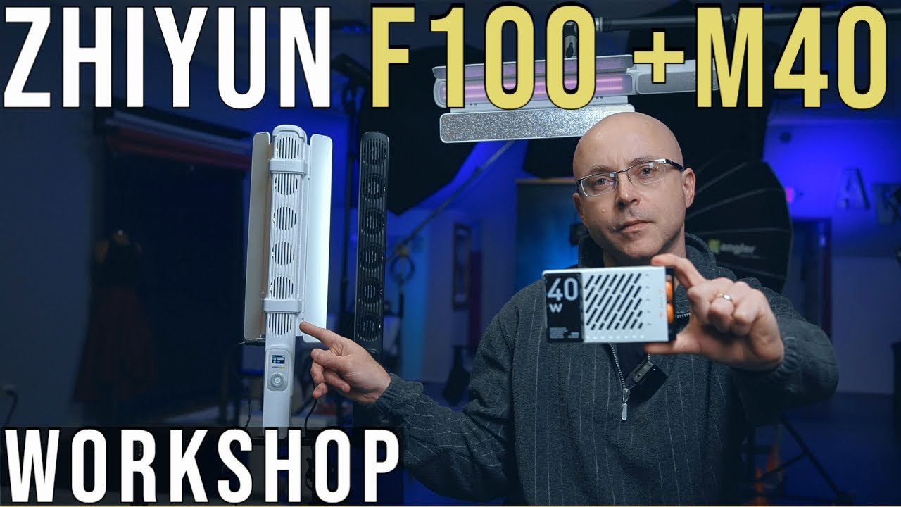 (новый) Zhiyun F100 и M40 LED Workshop | ВСЁ!! (глава проиндексирована)