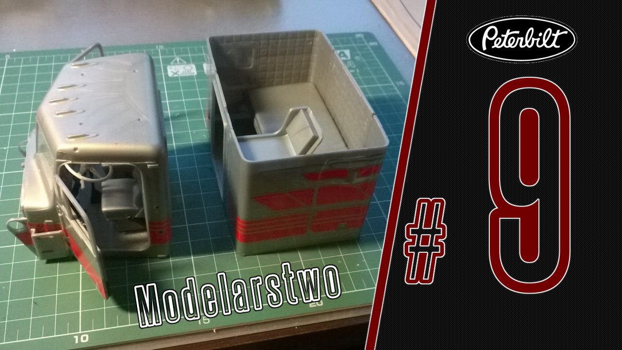 Modelarstwo - Peterbilt 359. #9 - szoferka szoferowi.