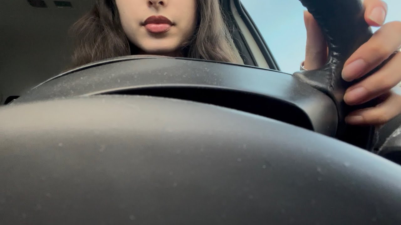 ASMR in the car for 2 minutes 🚘 | very messy 