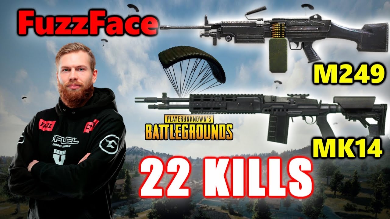 Faze FuzzFace - 22 KILLS - M249+MK14 - SOLO vs SQUADS