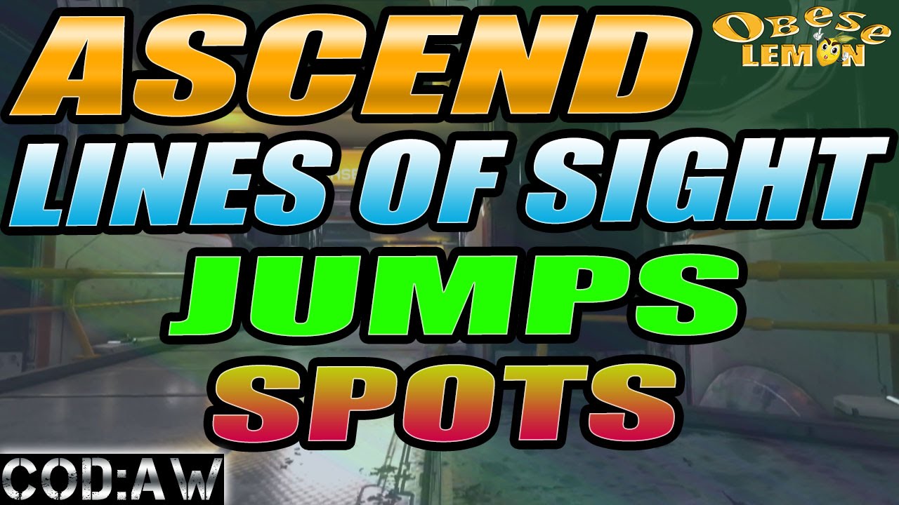 COD AW: ASCEND Lines Of Sight Jumps And Spots - Map Guide