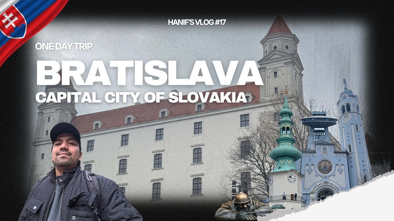 BACKPACKERAN KE SLOVAKIA! 🇸🇰 Seharian Keliling Bratislava dengan Beralan Kaki | Vlog #17