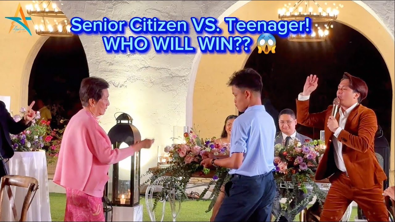 SENIOR CITIZEN VS. TEENAGER: Who will win this game?? | Ancher Cua, Event Host / Wedding Emcee