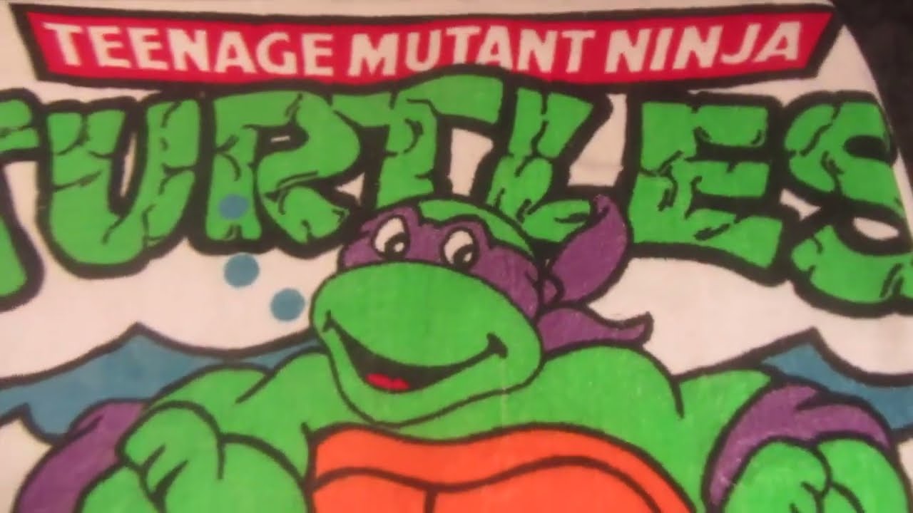Tmnt Teenage Mutant Ninja Turtles Vintage Wave Jay Franco Bathroom Towel
