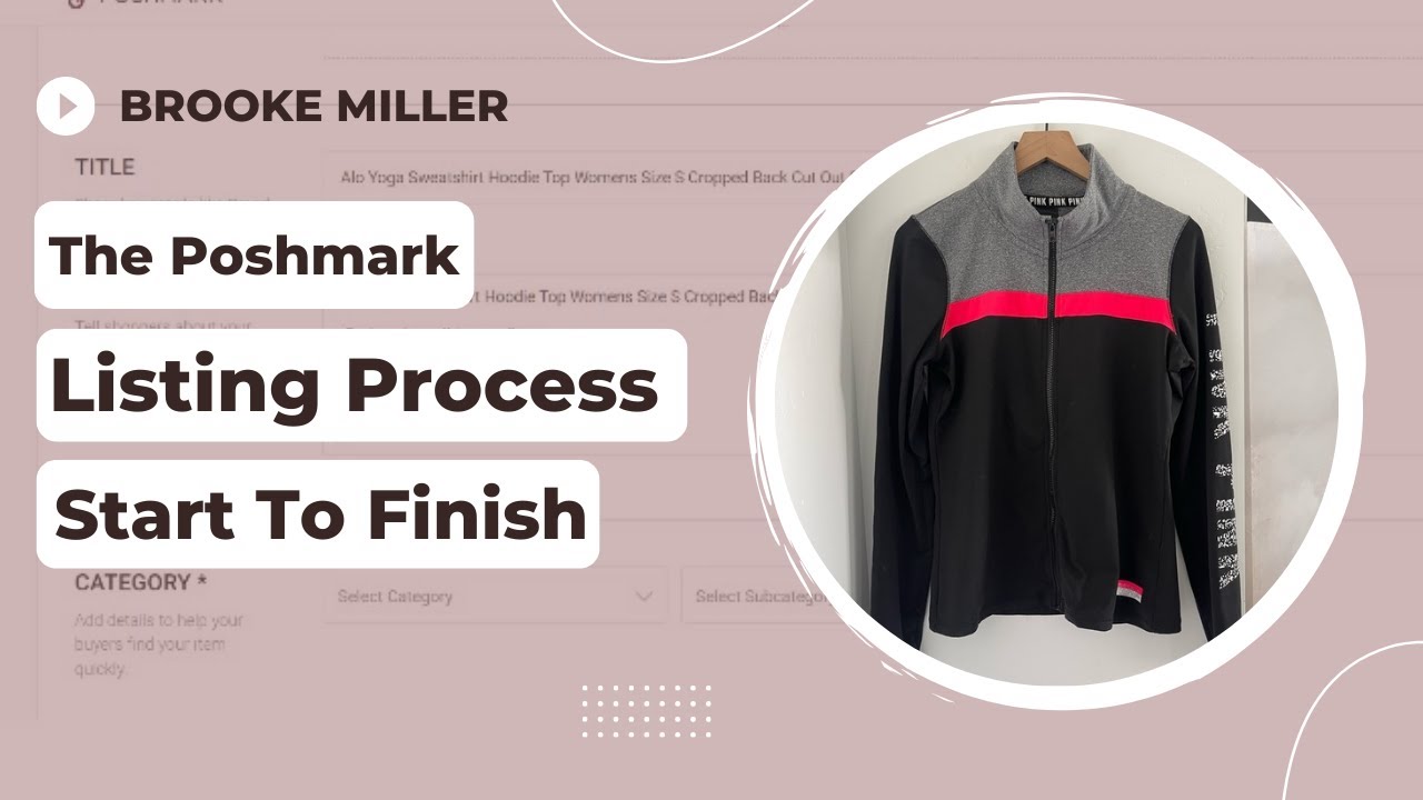 The Poshmark Listing Process | List A Clothing Item With Me To Resell Online
