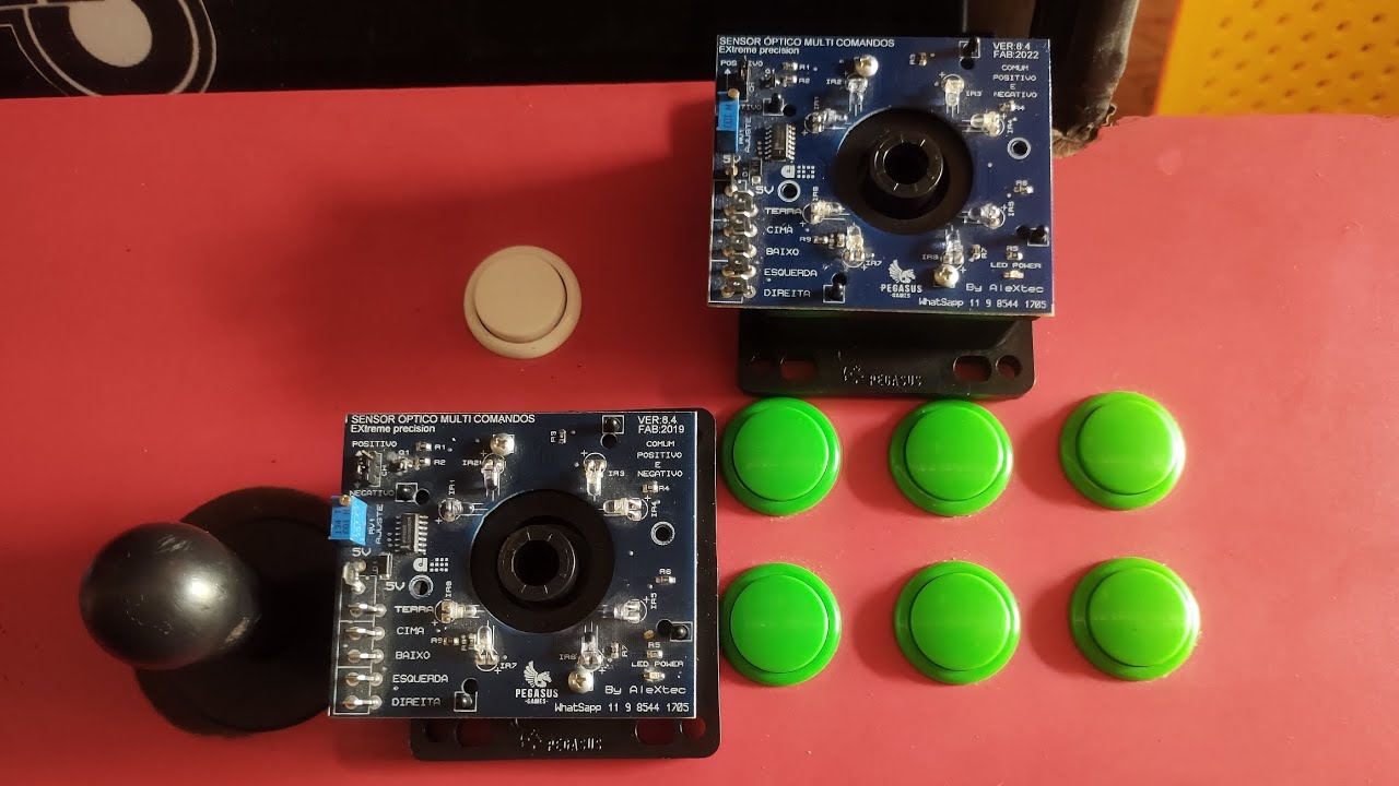 COMO INSTALAR PLACA ÓPTICA NO JOYSTICK ARCADE.