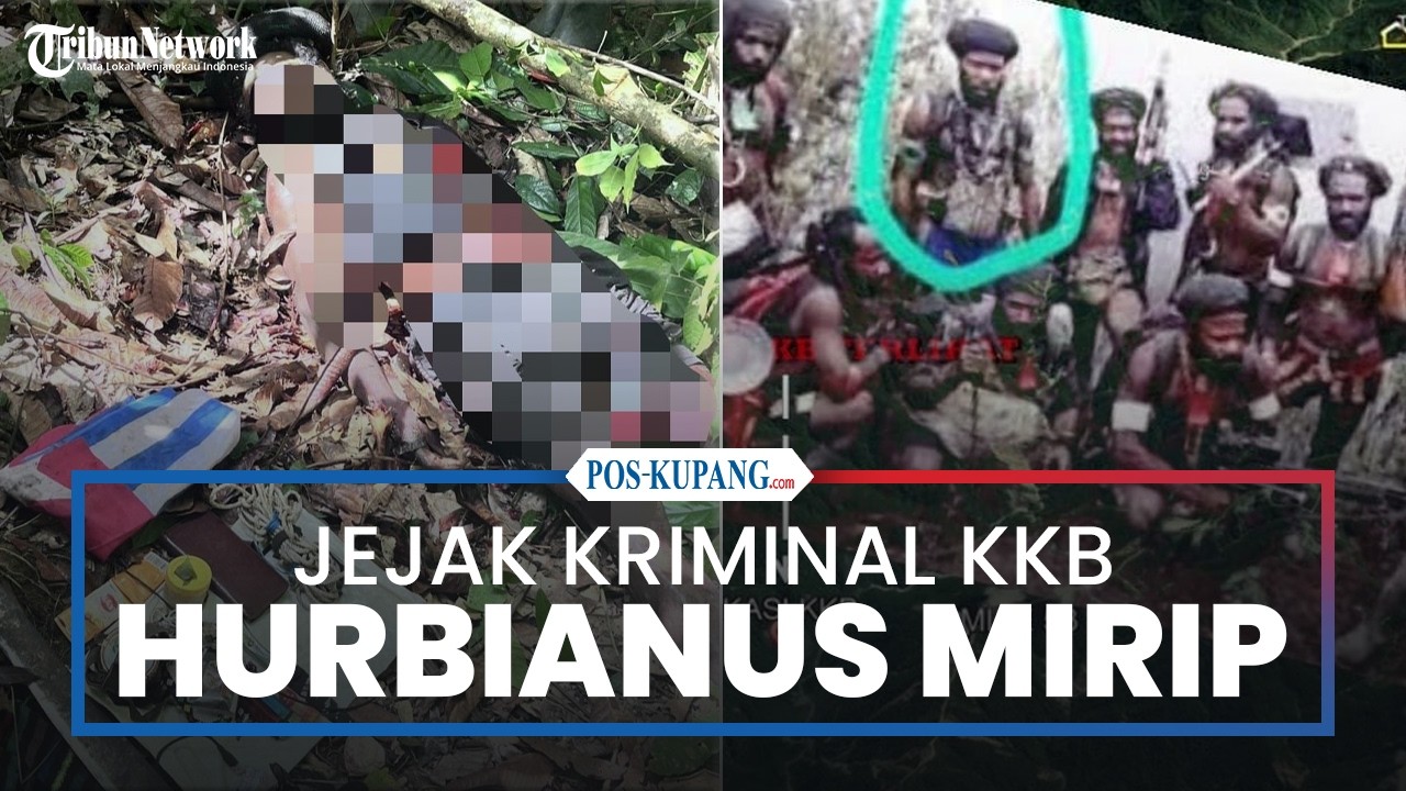 Jejak Kriminal KKB Hurbianus Mirip yang Tewas Ditembak di Nabire