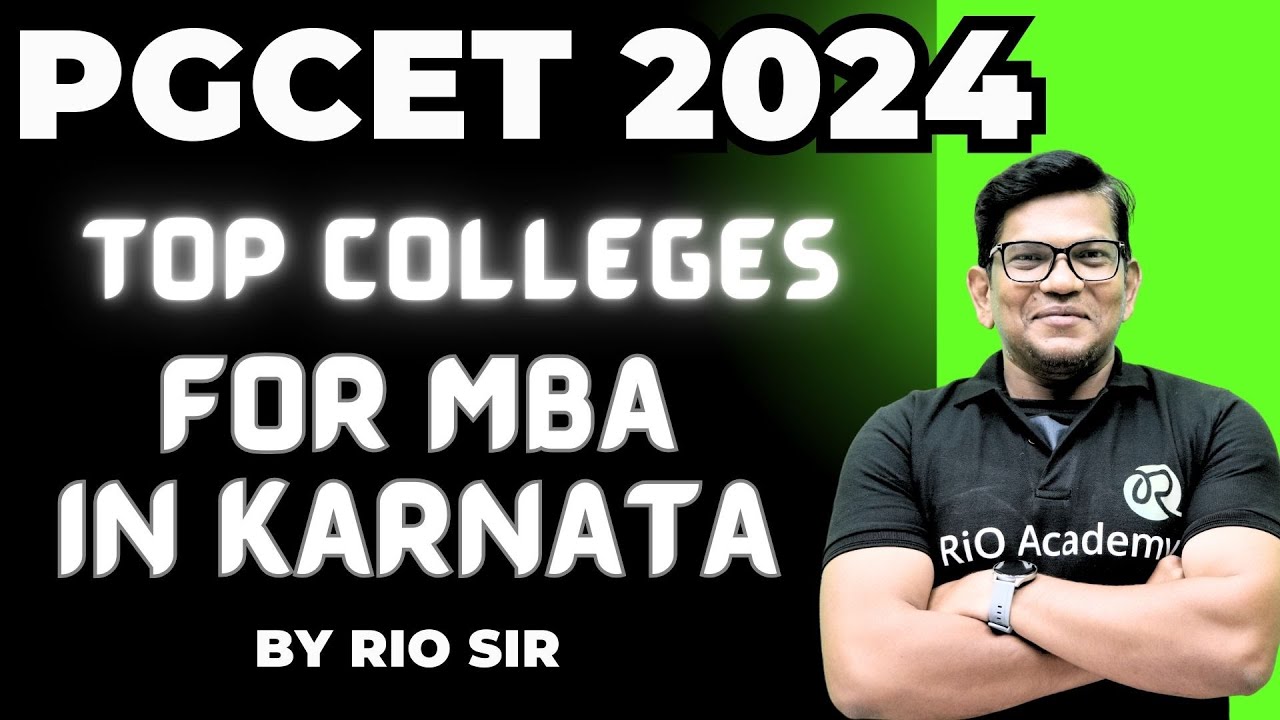PGCET 2024 update | MBA - MCA  top college in Bangalore