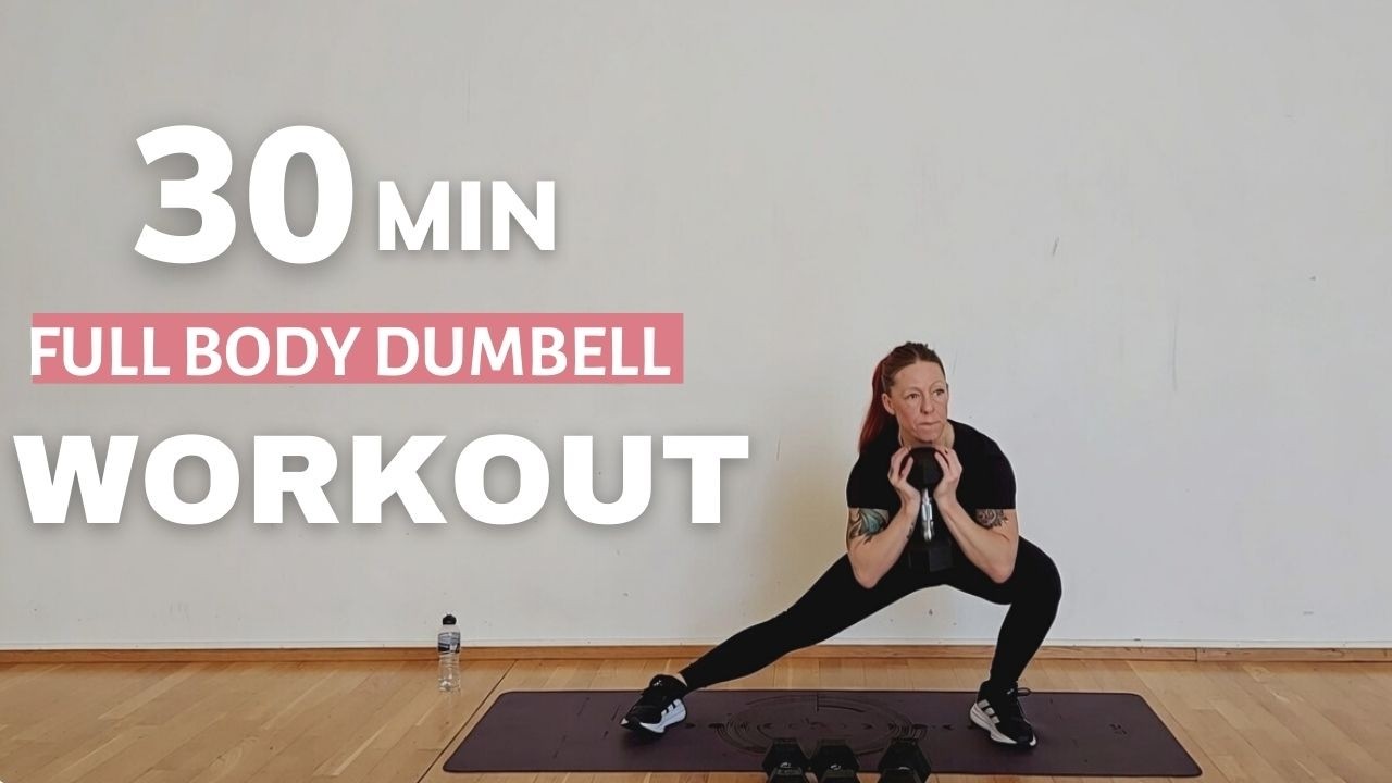 Full Body Dumbell Workout with warm up and juicy finisher🔥
