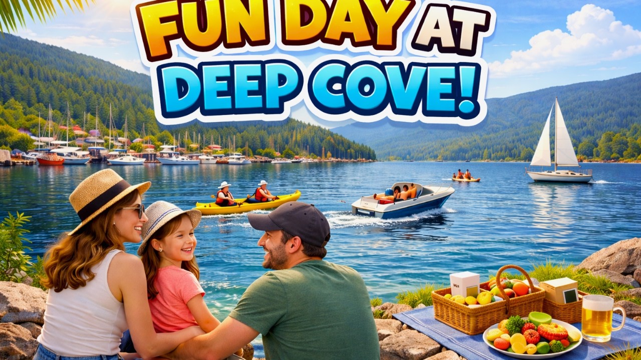 Family Fun Day at Deep Cove | Sea, Ice Cream & Beautiful Nature 🌊🍦