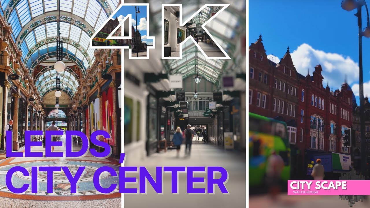 CITY CENTRE WALK TOUR | LEEDS | 4K | URBAN EXPLORATION | 2024