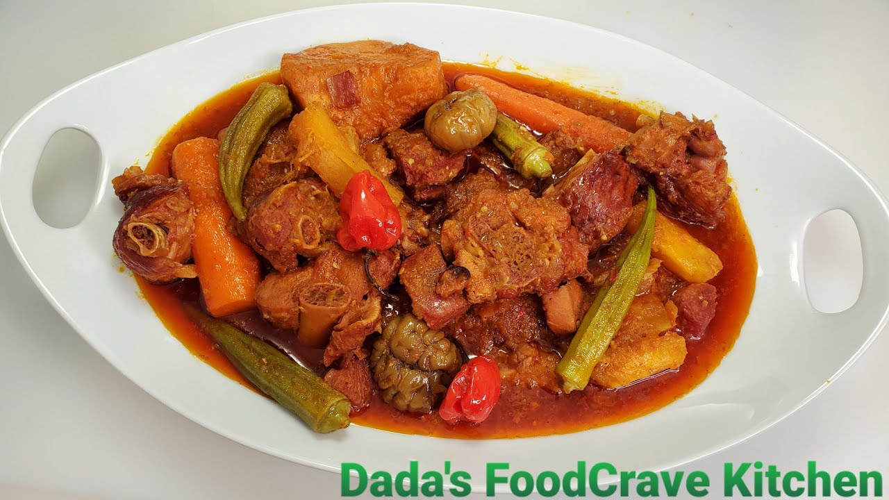 Palm Oil Stew|Chew DewTrill|ASMR Kitchen Sounds No Talking|Dada's FoodCrave Kitchen
