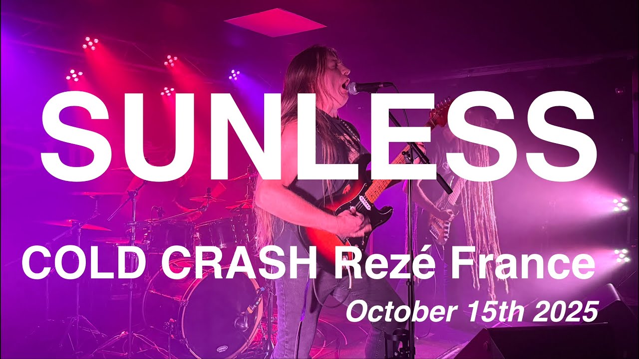 SUNLESS Full Live 4K @ COLD CRASH Rezé France October 15th 2025