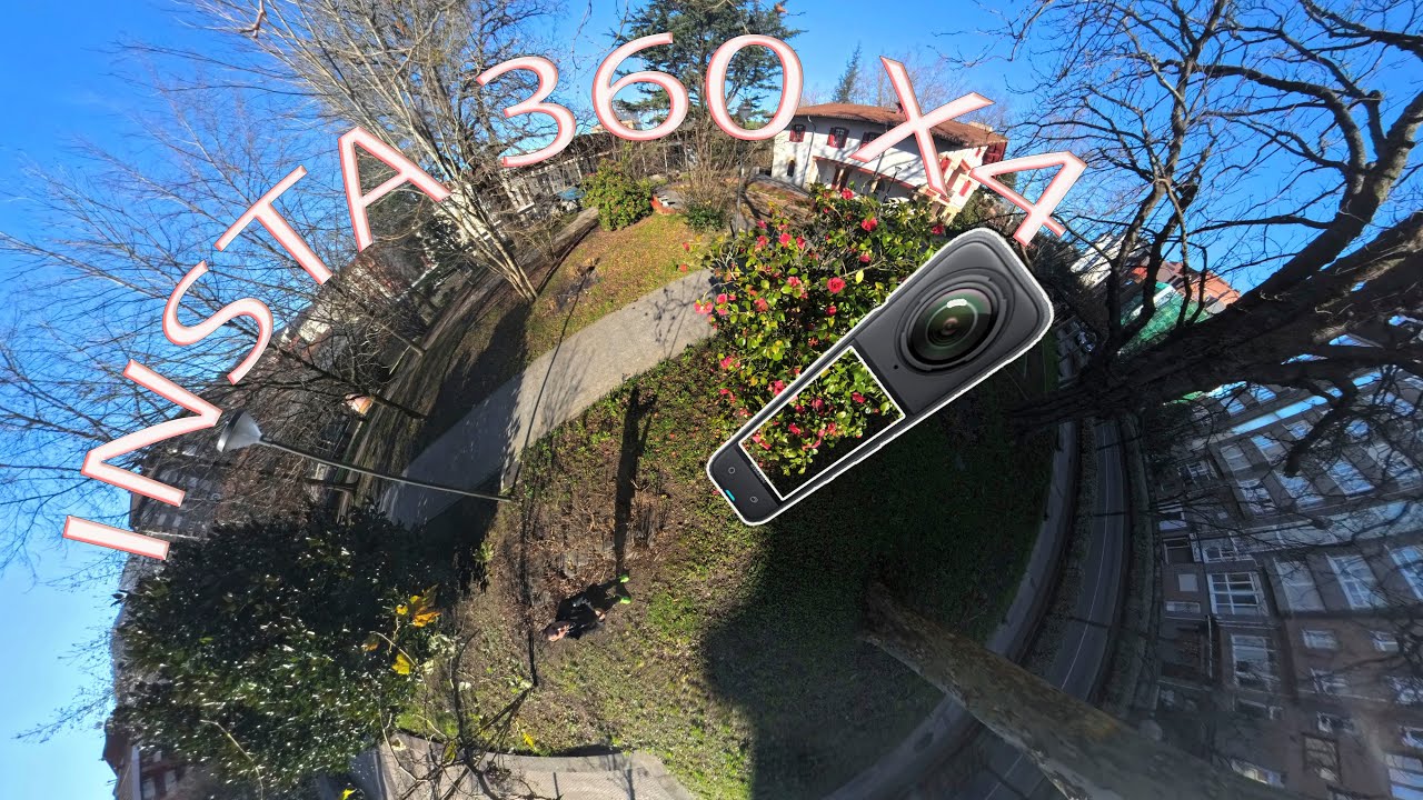 Insta 360 X4  a prueba junto con palo de 3 metros