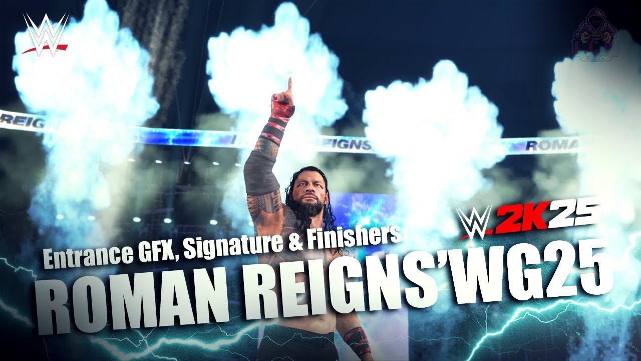Roman Reigns'WG25 Entrance, Signature & Finishers I WWE2K25Mods