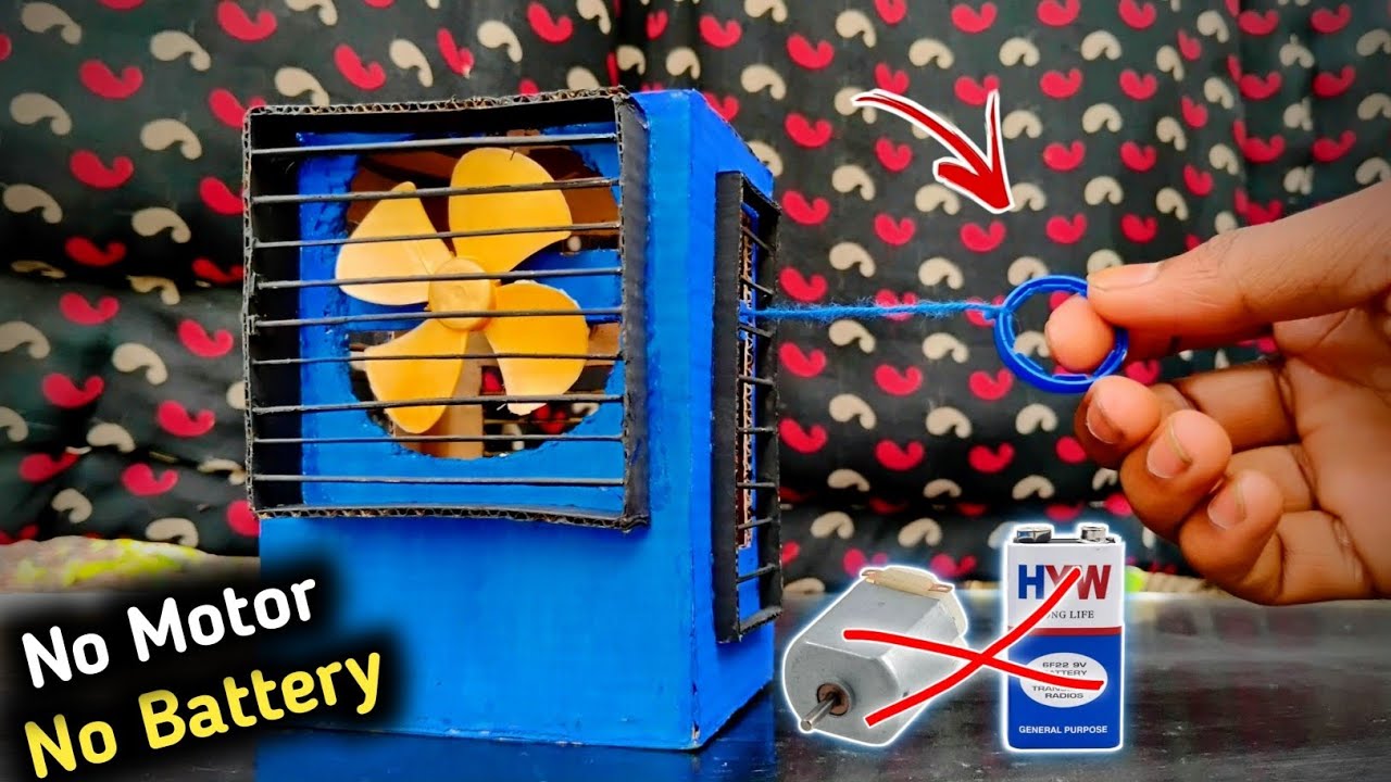 how to make cooler without motor and battery || bina motor ke cooler kaise banaen