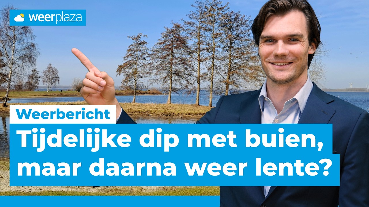 Tijdelijke dip, daarna weer volop lente?☀️ | Weekend weerbericht