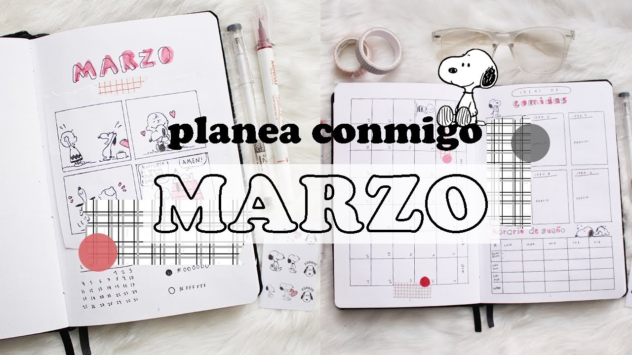 BULLET JOURNAL: MARZO 2019 // planea conmigo | sofiapricot