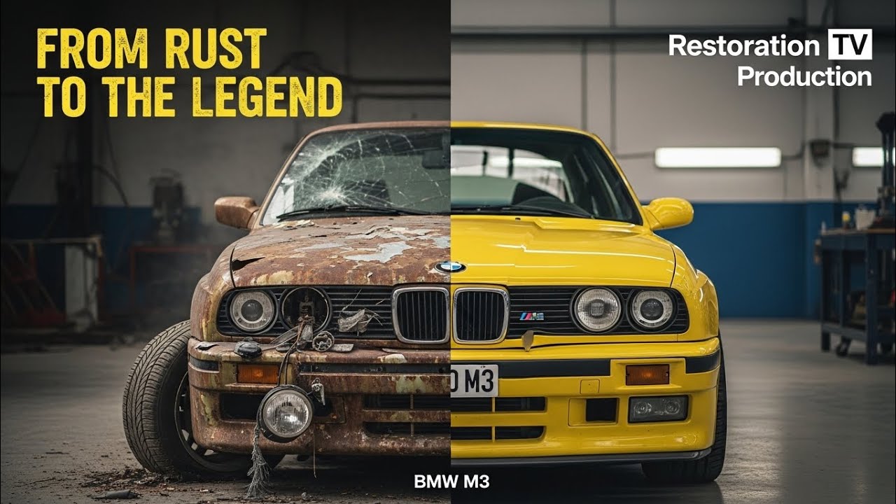 ASMR Car Restoration | From a Completely Rusted BMW to a Reborn Automotive Legend