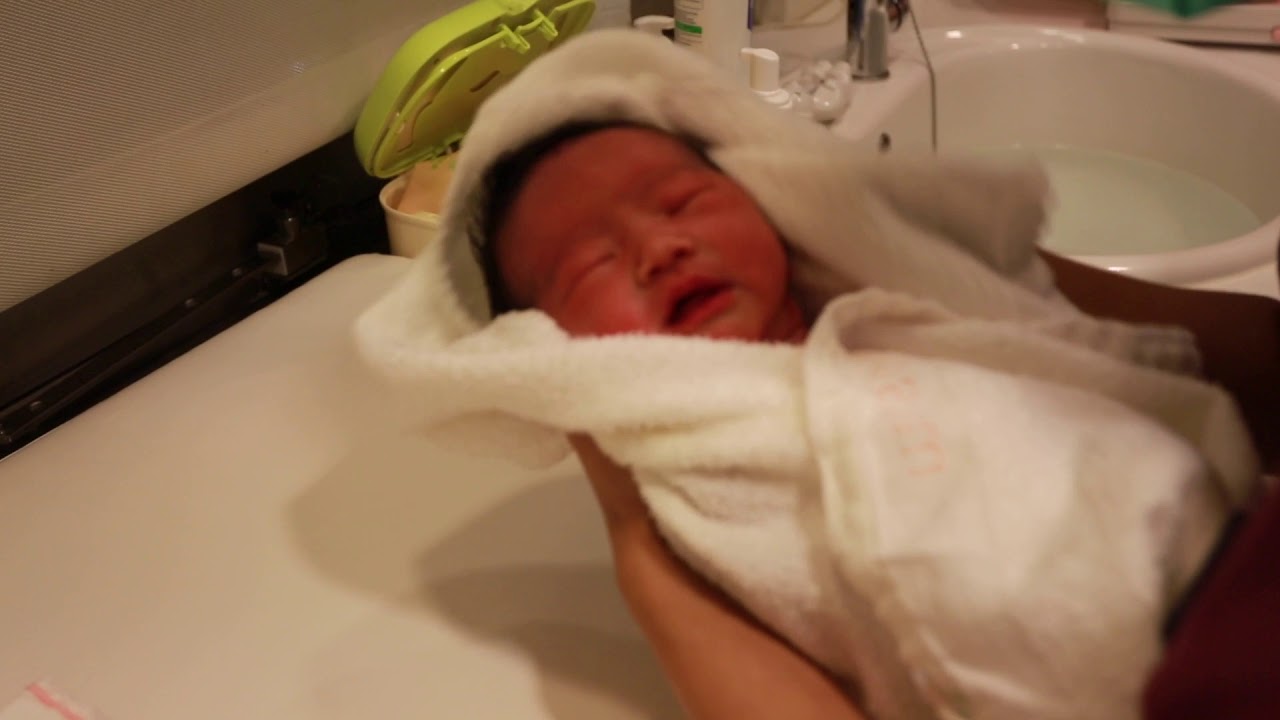 20170807_葉子剛出生洗澡