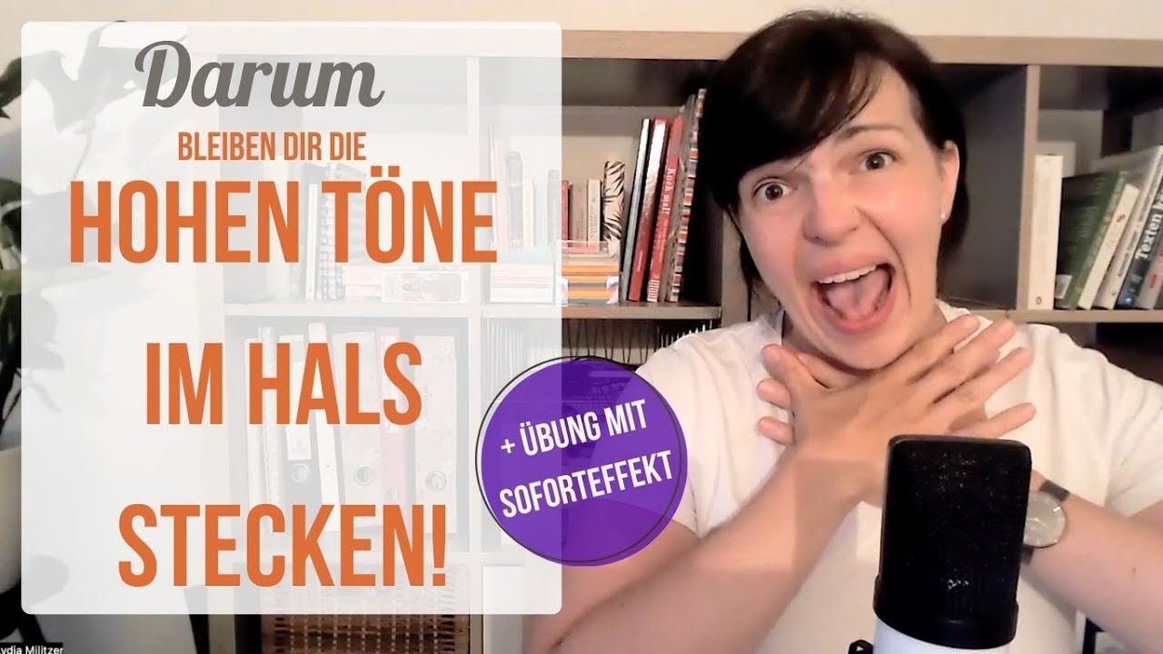 Willst du endlich hohe Töne mit Leichtigkeit singen können?