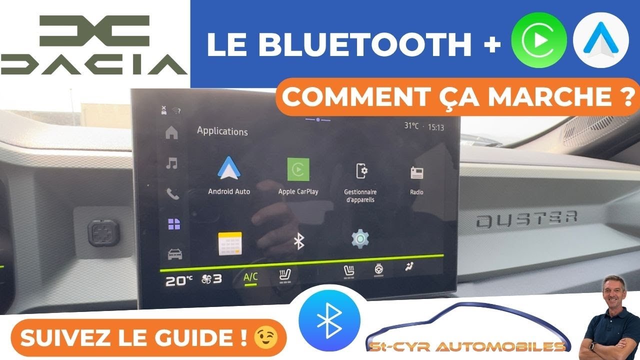 DACIA Duster Bigster Sandero, Associer & supprimer téléphone, Carplay & Android auto…Guide complet