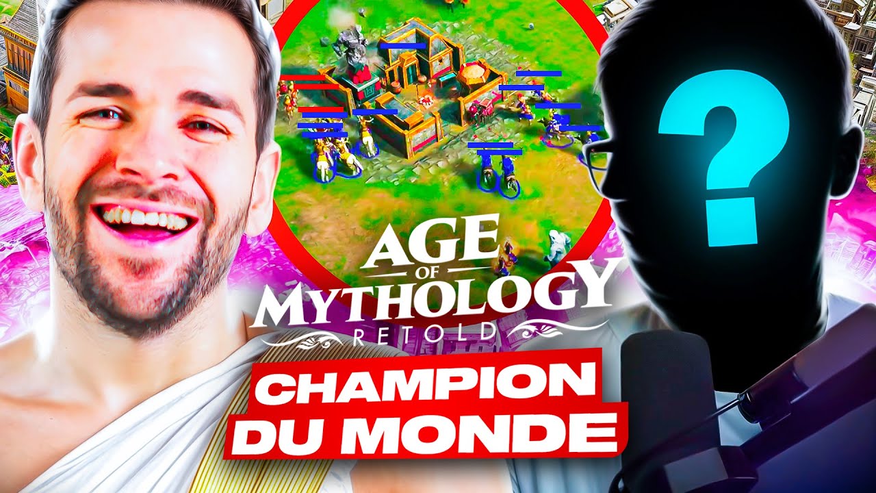 🔥 J'AFFRONTE LE FAKER & CHAMPION DU MONDE AGE OF EMPIRE 2 SUR AGE OF MYTHOLOGY !!