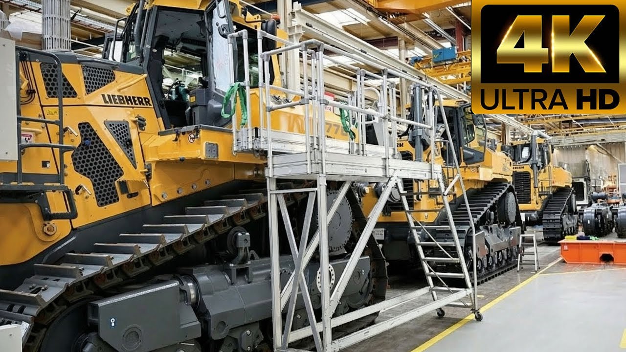 Inside the Liebherr Bulldozer Factory  FULL PROCESS