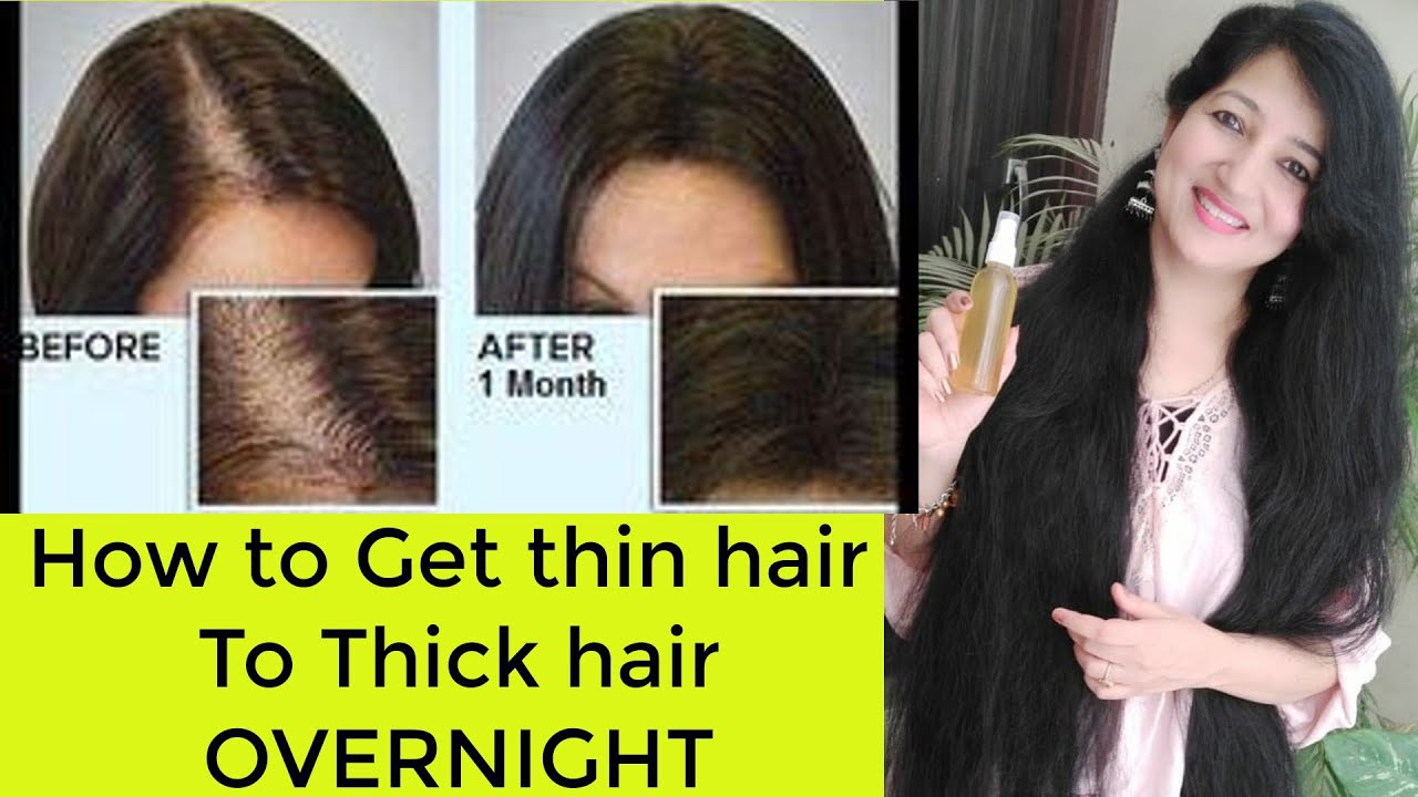 पतले बालों को घना बनाएं | Apply this secret hair mask, turn Thin hair to thick hair in a week