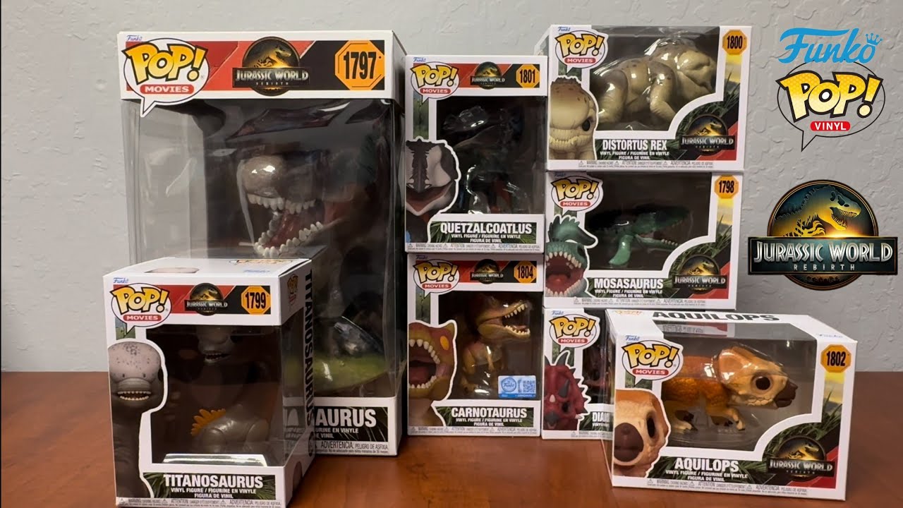 Jurassic World Rebirth Funko Pop Haul and Hunt 🦖🦕