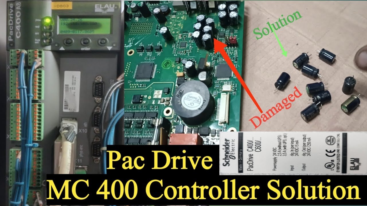 PacDrive C-400 Controller Troubleshooting | Schneider Controller Error Fixes, Tips & Solutions.