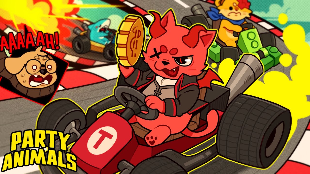 THEY ADDED MARIO KART TO PARTY ANIMALS!!! | Party Animals
