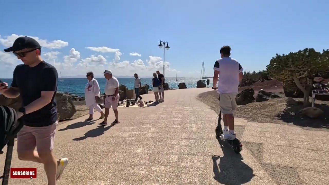 Full Playa Blanca Promenade Walk from Marina Rubicon to Port Lanzarote