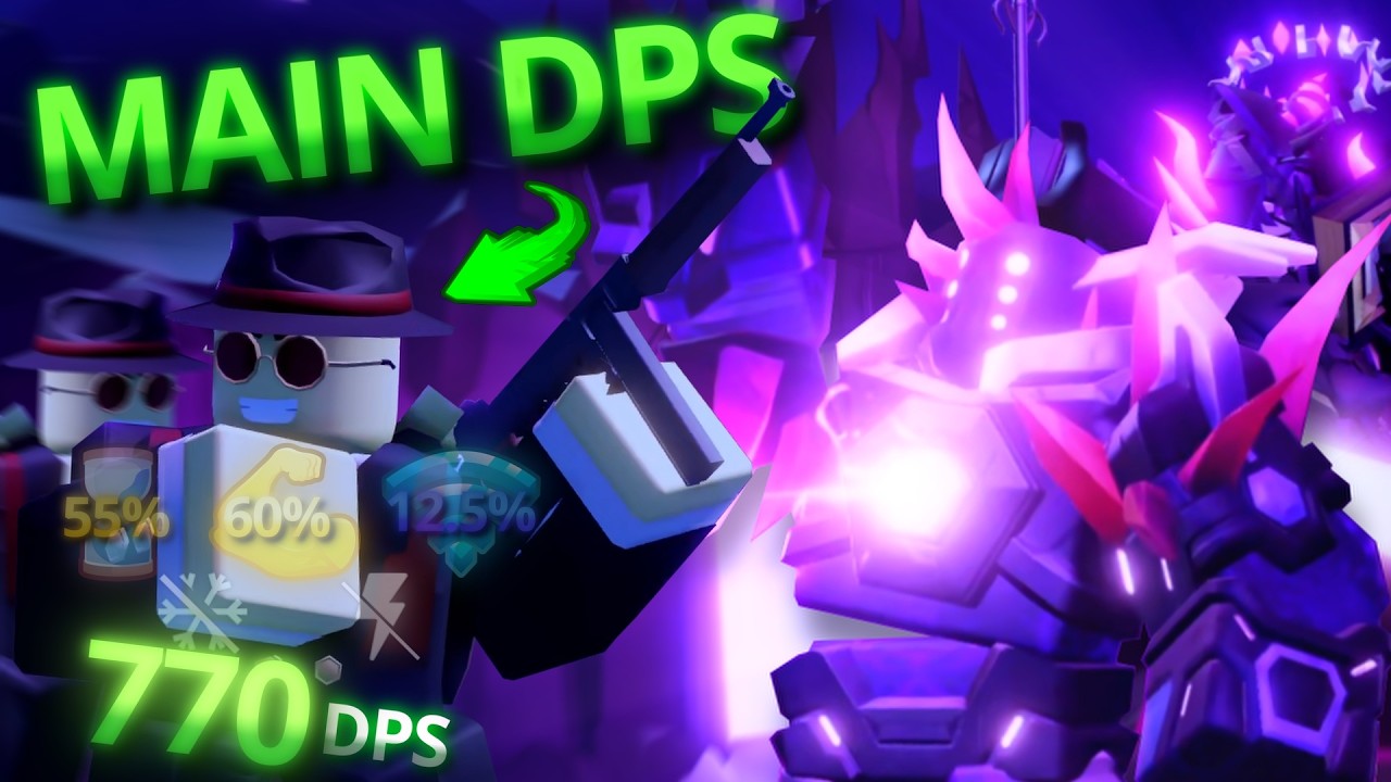 Normal Crook Boss Shreds Voidcore with Lvl 50 Towers Only | TDS