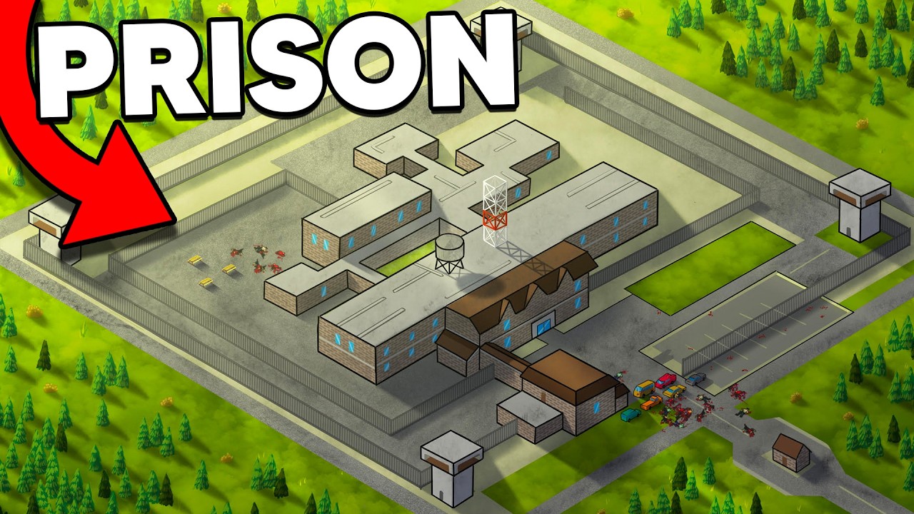 Project Zomboid, But I Transformed a PRISON into my Base