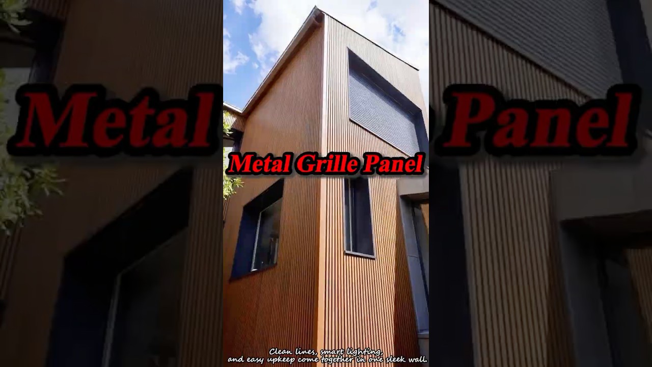 Premium metal grille wall panels for both commercial and residential use.