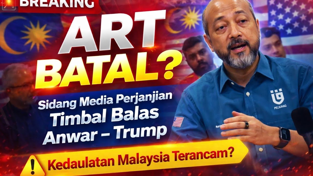 Sidang Media Perjanjian Anwar Trump BATAL? Apakah Implikasi Terhadap Kedaulatan Malaysia?