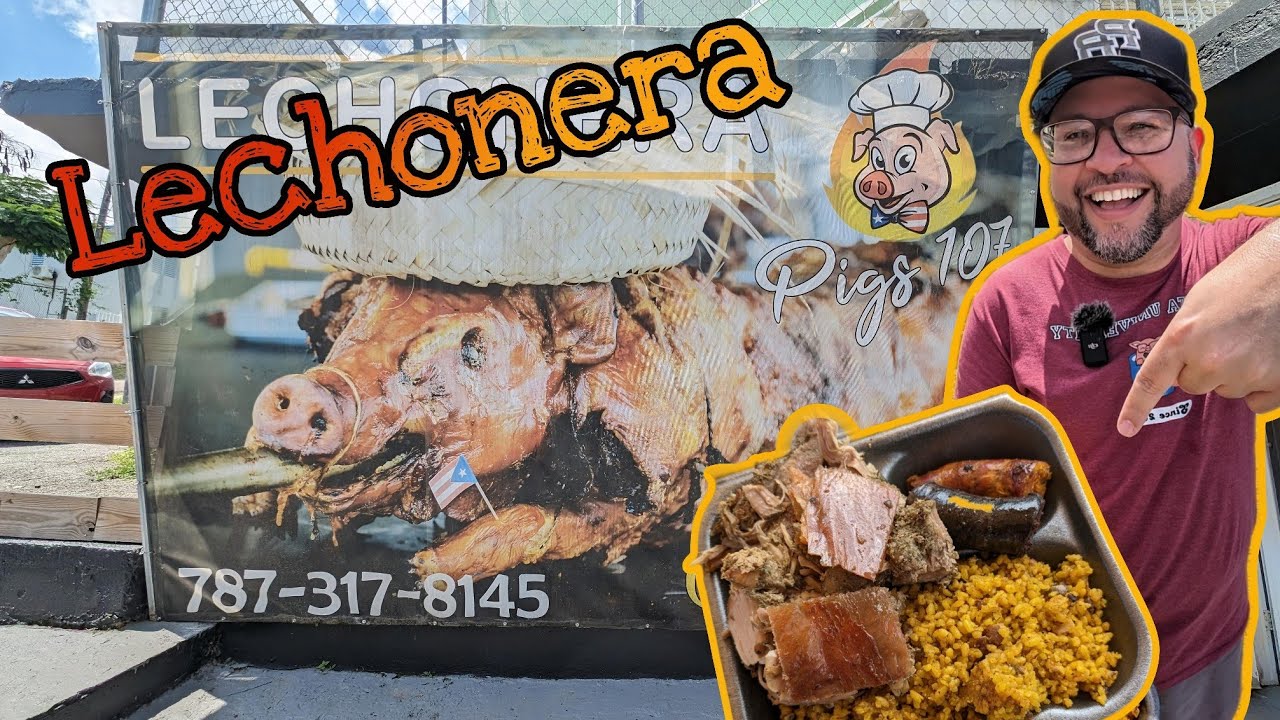 PIGS 107 una LECHONERA Que Cocina RIQUÍSIMO | Aguadilla PR 🇵🇷🐷