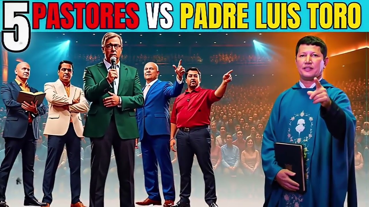5 Pastores vs Padre Luis Toro 😱 El Debate Más Fuerte en Bogotá 🇨🇴🔥